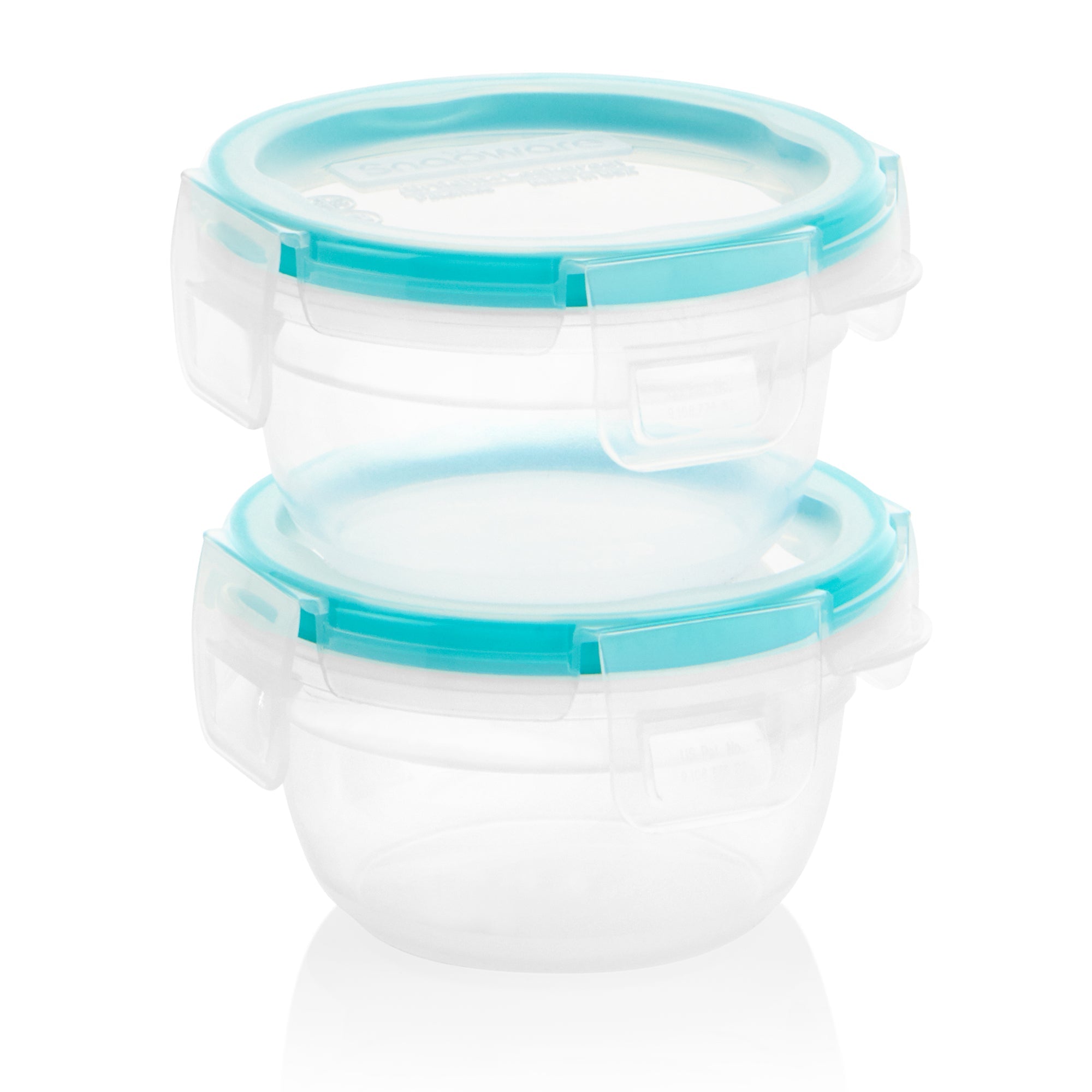 Snapware® Total Solution® 2-pack Plastic Food Storage Container Set with Aqua Lids