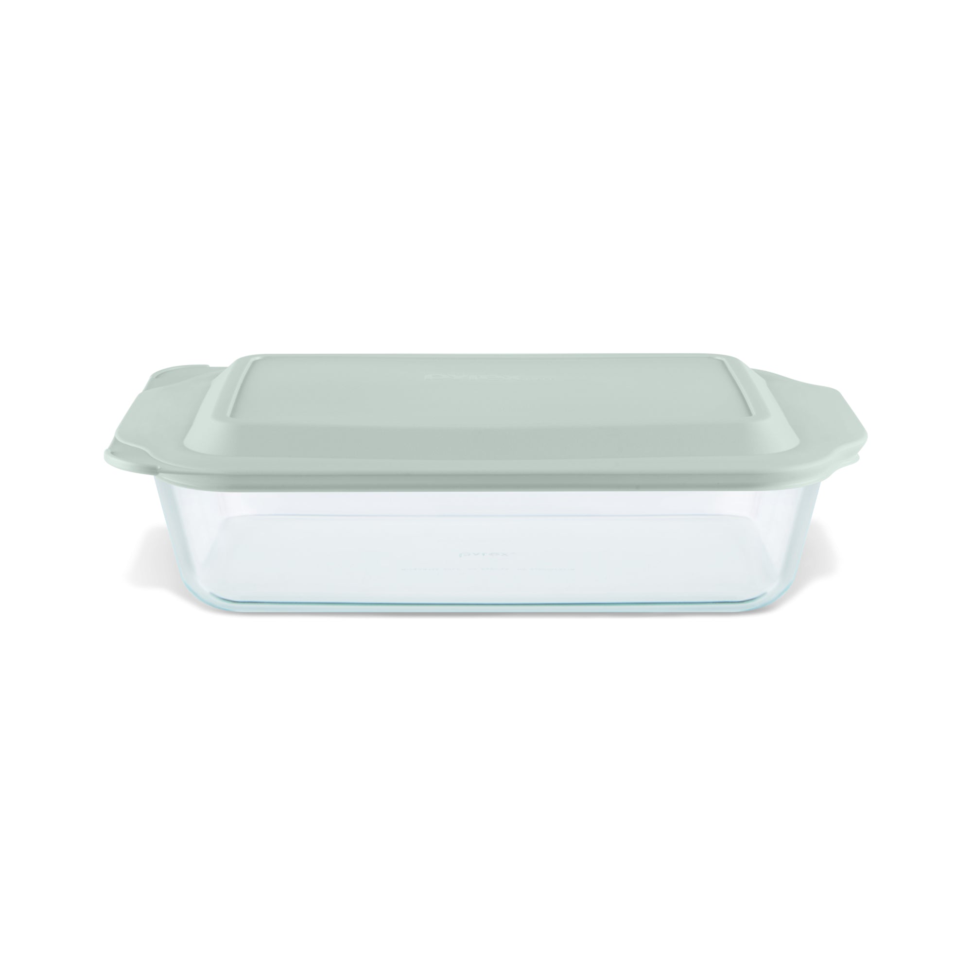 Pyrex® Deep 9 x 13" Rectangular Glass Baking Dish with Sage Green Lid