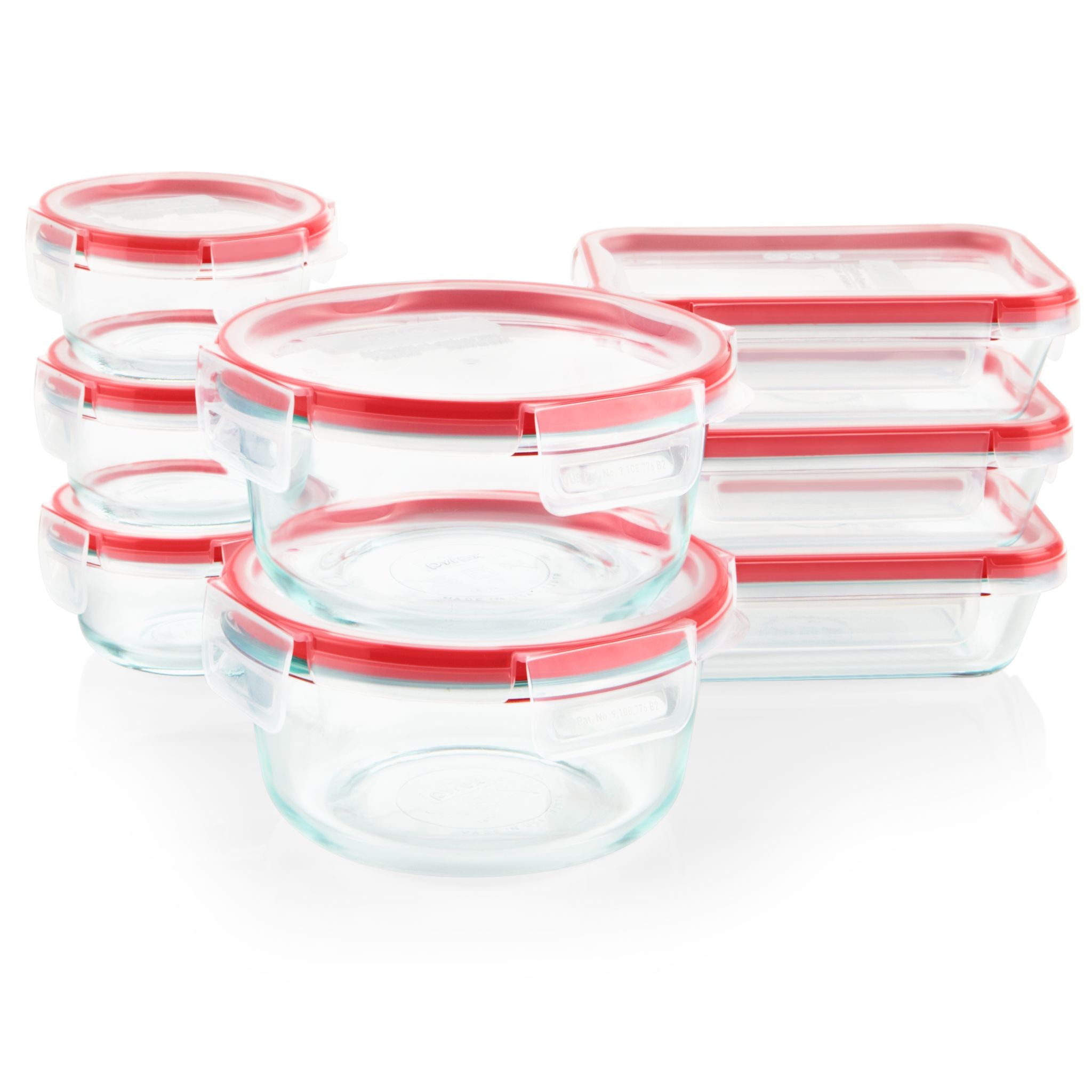 Pyrex® Freshlock™ 16-piece Glass Storage Set