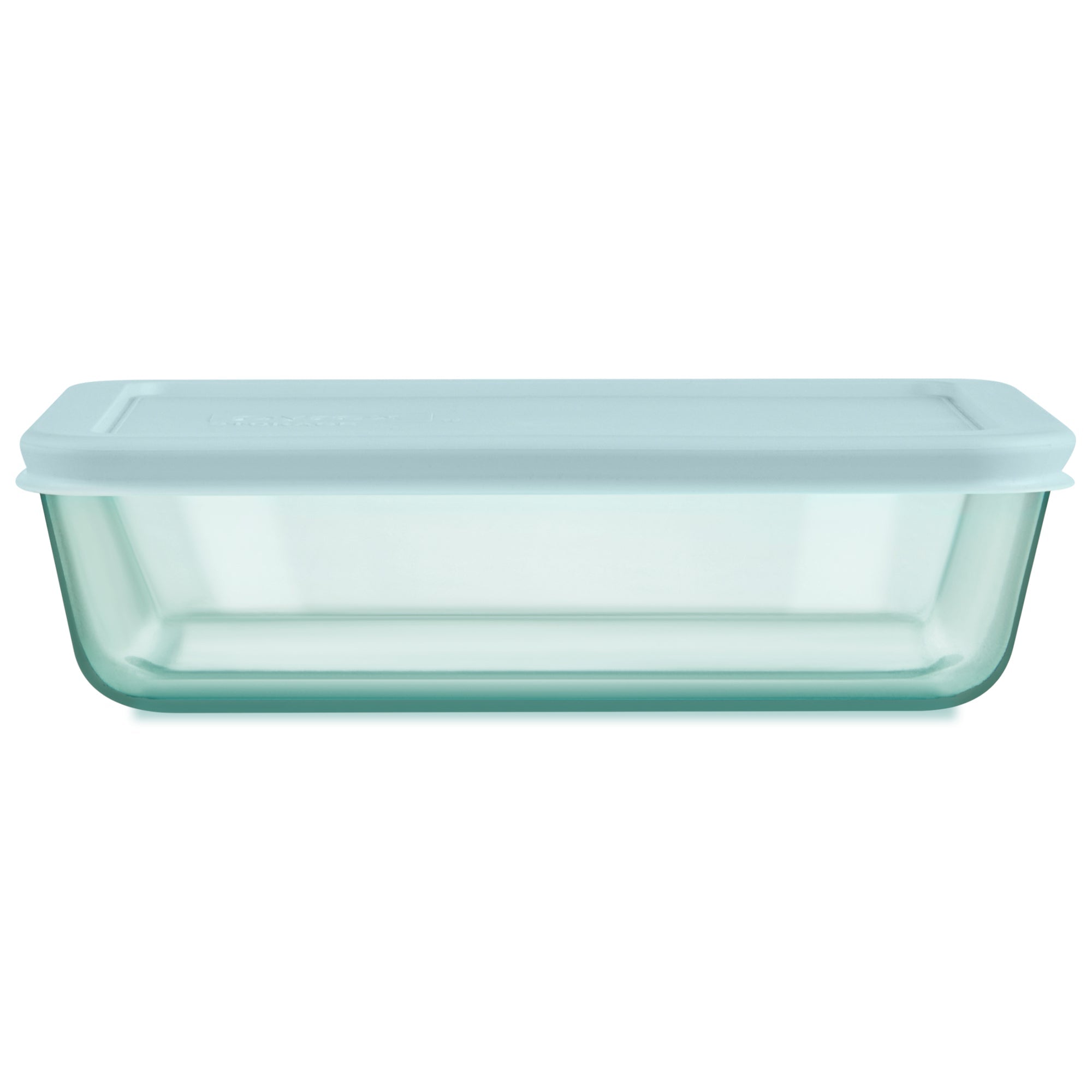 Pyrex® Simply Store® Tinted Glass 6-cup Rectangle Storage Container with Lid, Aqua