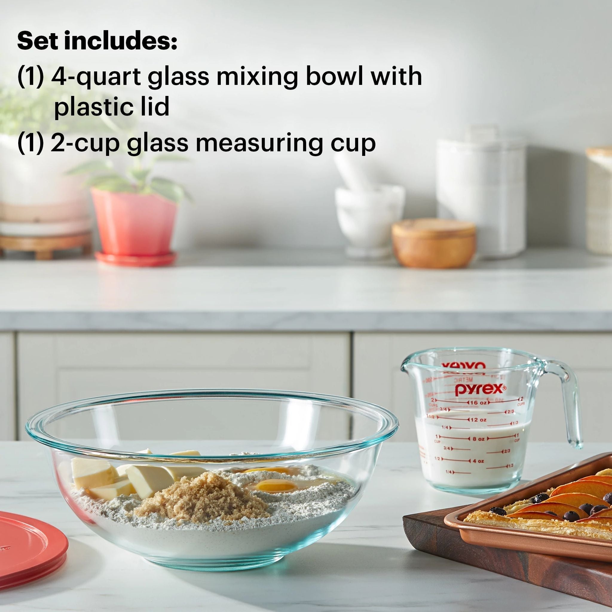 Pyrex® Smart Essentials® 3-piece Glass Prep Set