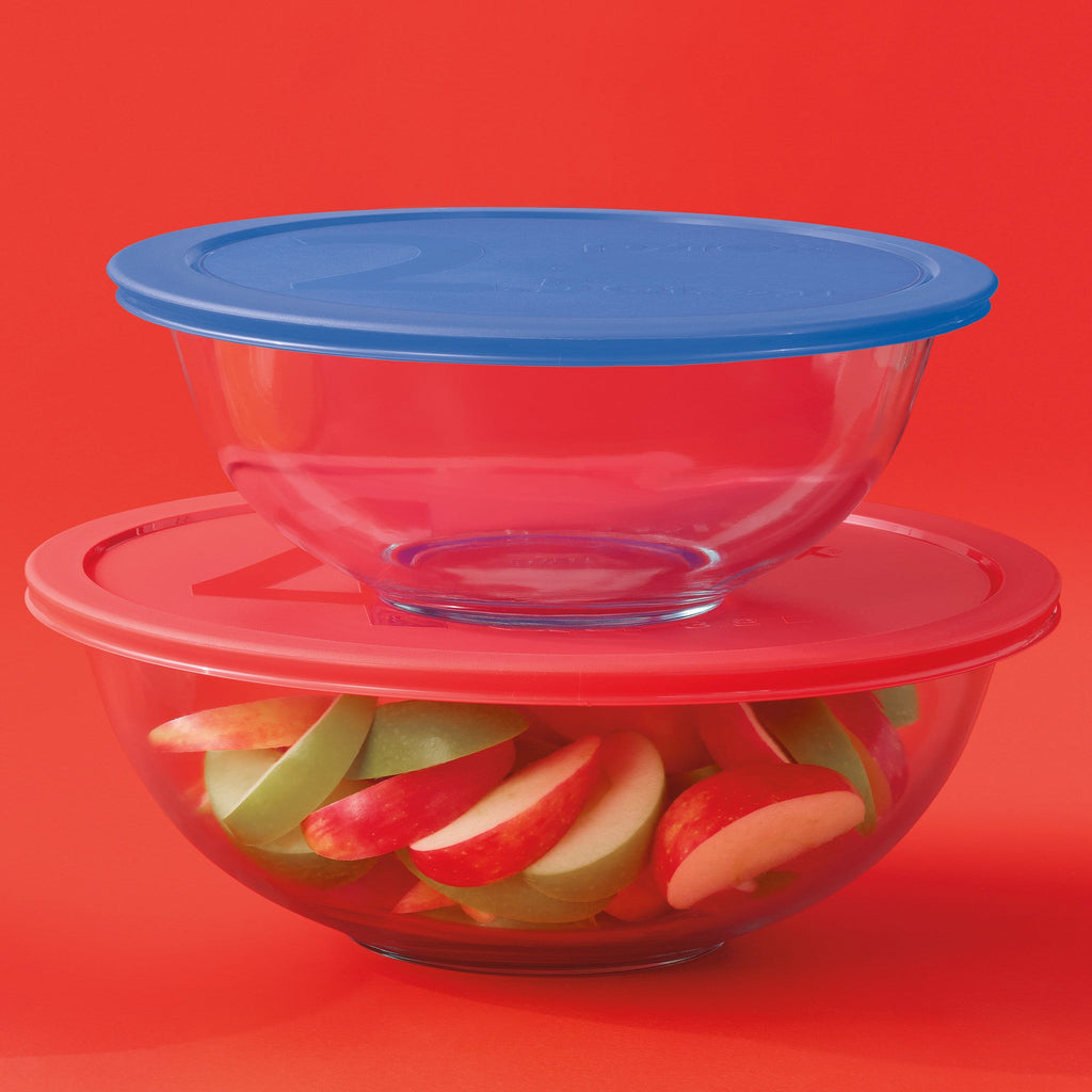 Pyrex® Smart Essentials® 4-piece Glass Mixing Bowl Set