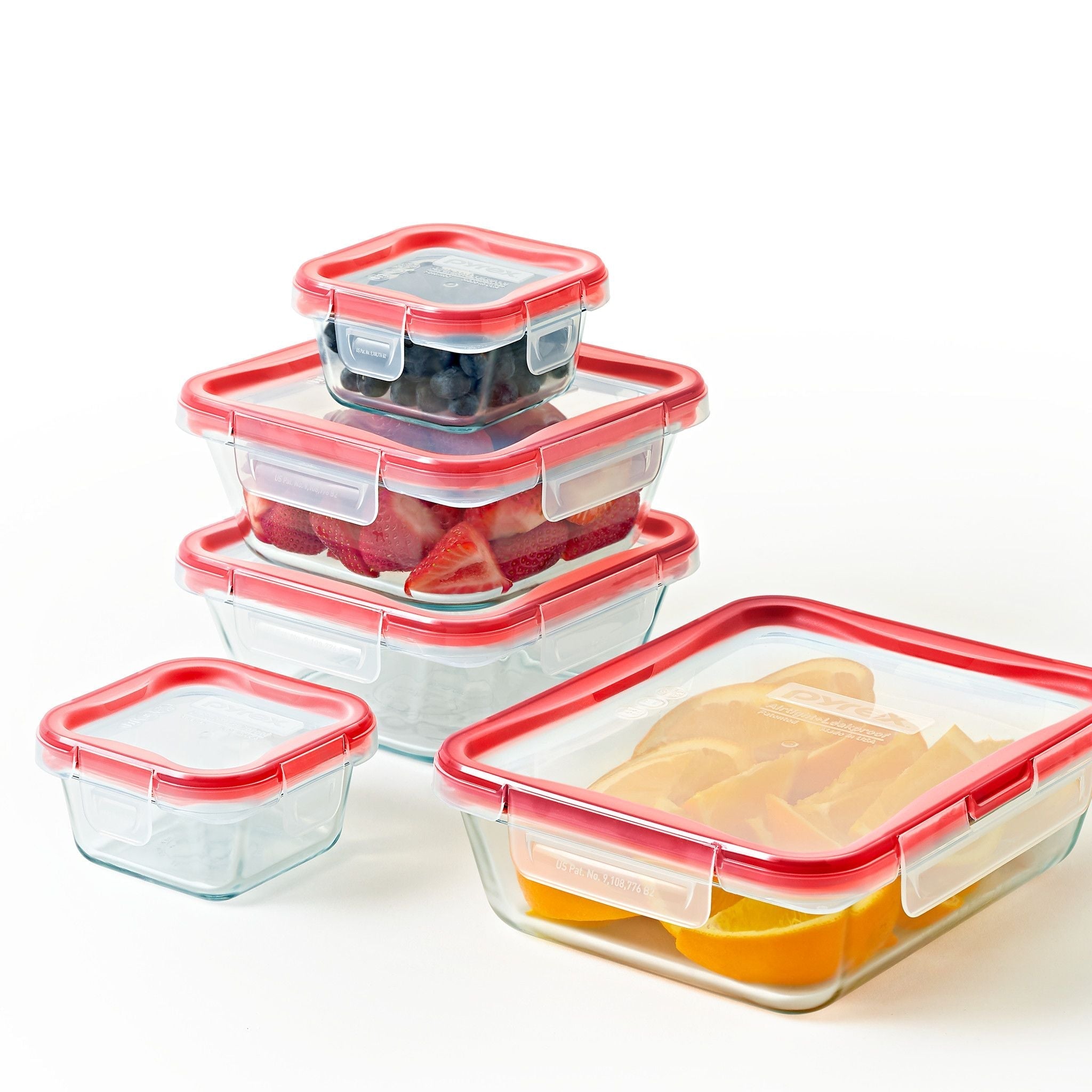 Pyrex® Freshlock™ 10-piece Glass Storage Set