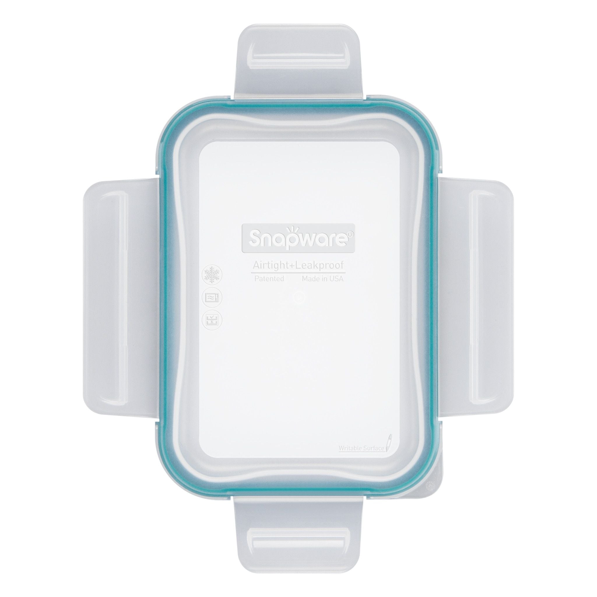 Snapware® Total Solution® Medium Rectangle Plastic Lid with Green Seal