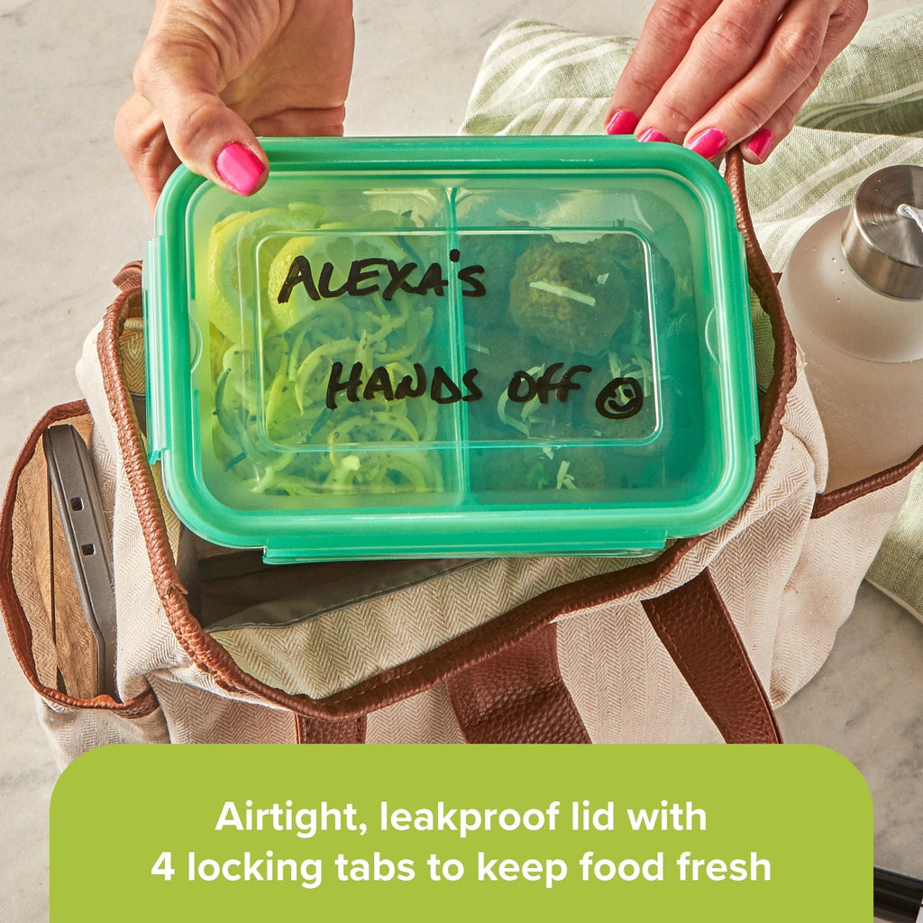 Snapware® Meal Prep Divided: 4.6-cup Rectangle Storage Container, 2-Section