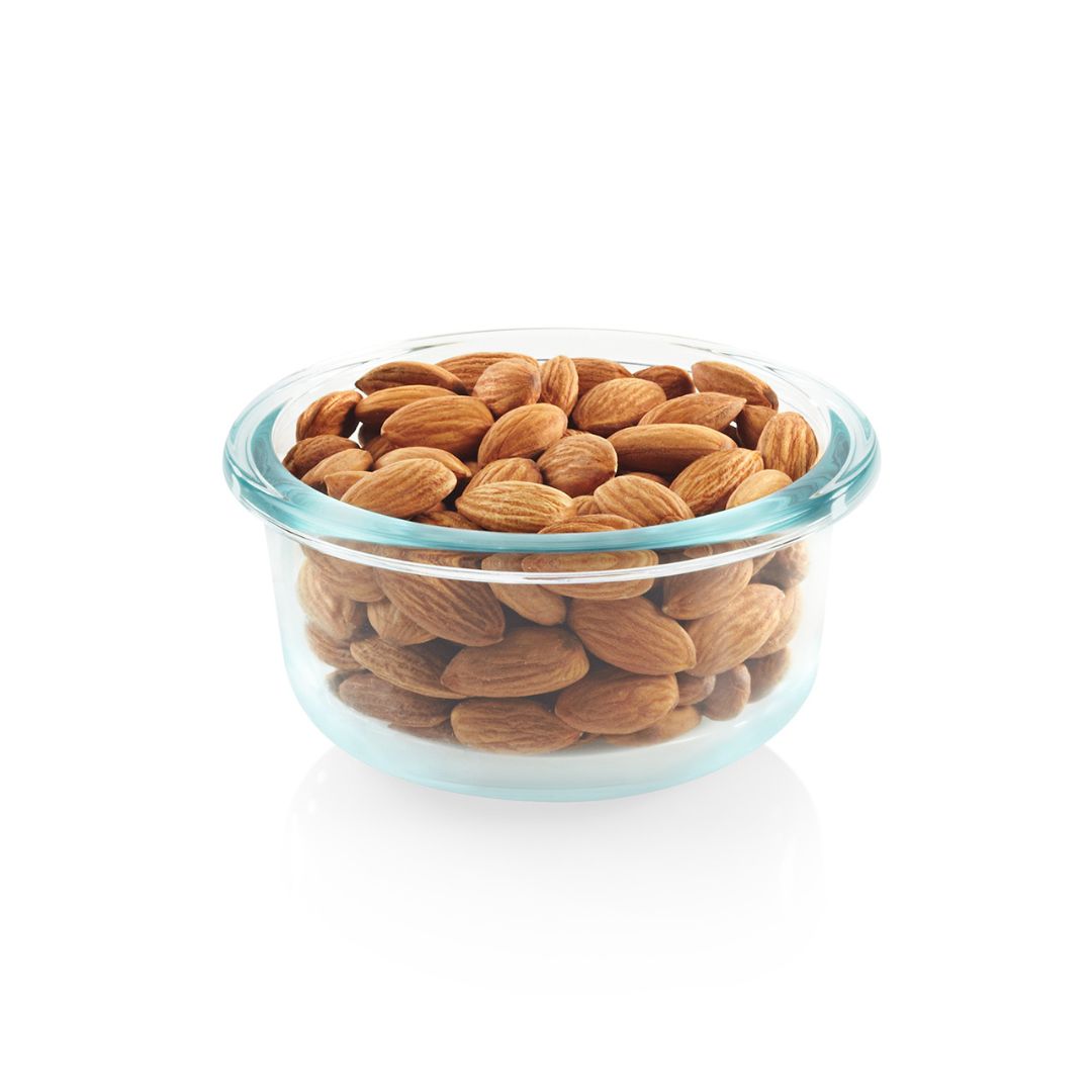 Snapware® Total Solution® Pyrex® Glass 1-cup Round Food Storage with Plastic Lid