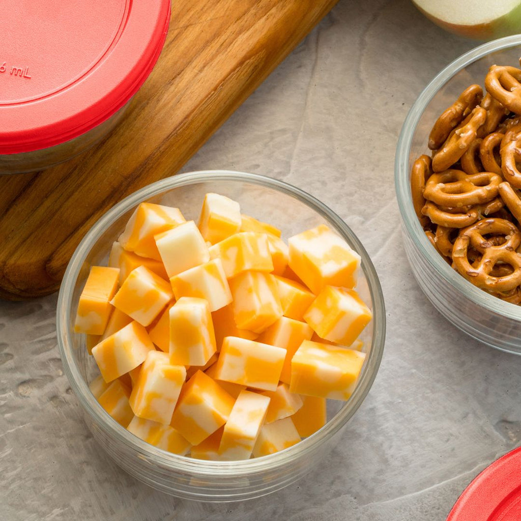 Pyrex® Simply Store® 1-cup Glass Food Storage Container with Red Lid