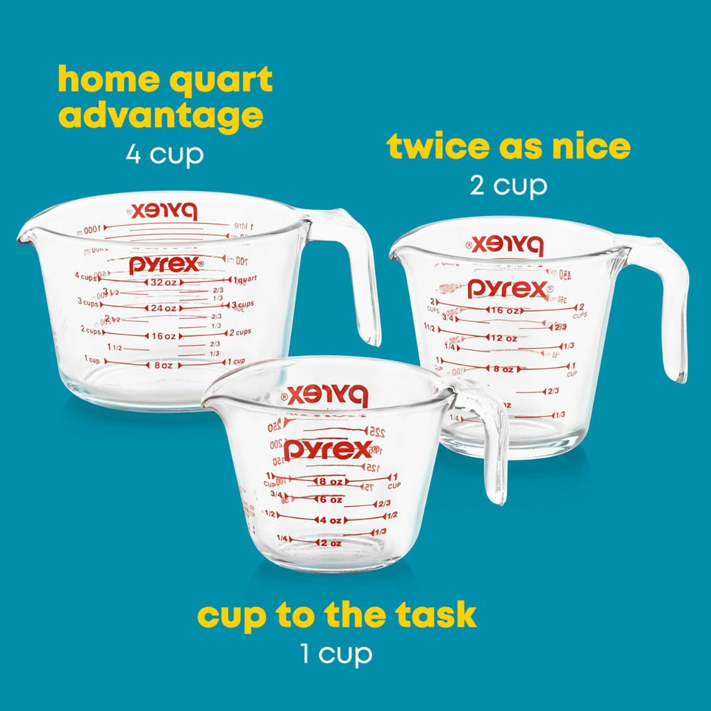 Pyrex® 3-piece Measuring Cup Set