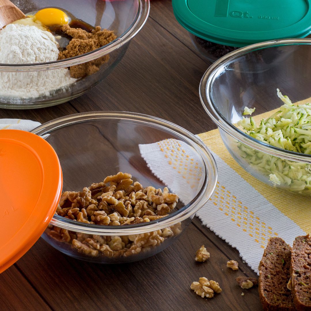 Pyrex® 6-piece Mixing Bowl Set with Assorted Lids