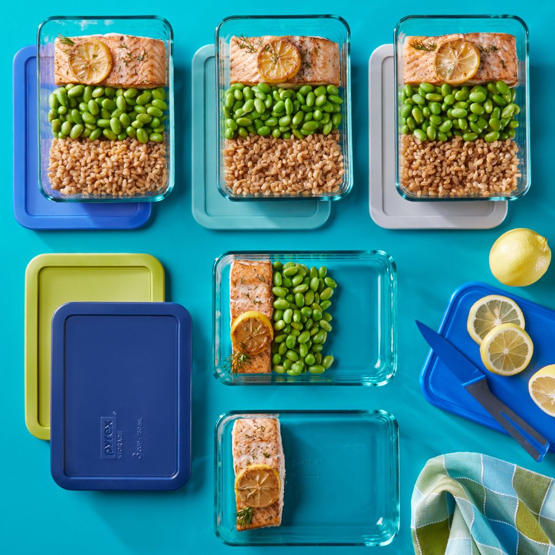Pyrex® Simply Store® 10-piece Meal Prep Rectangular Glass Storage Set