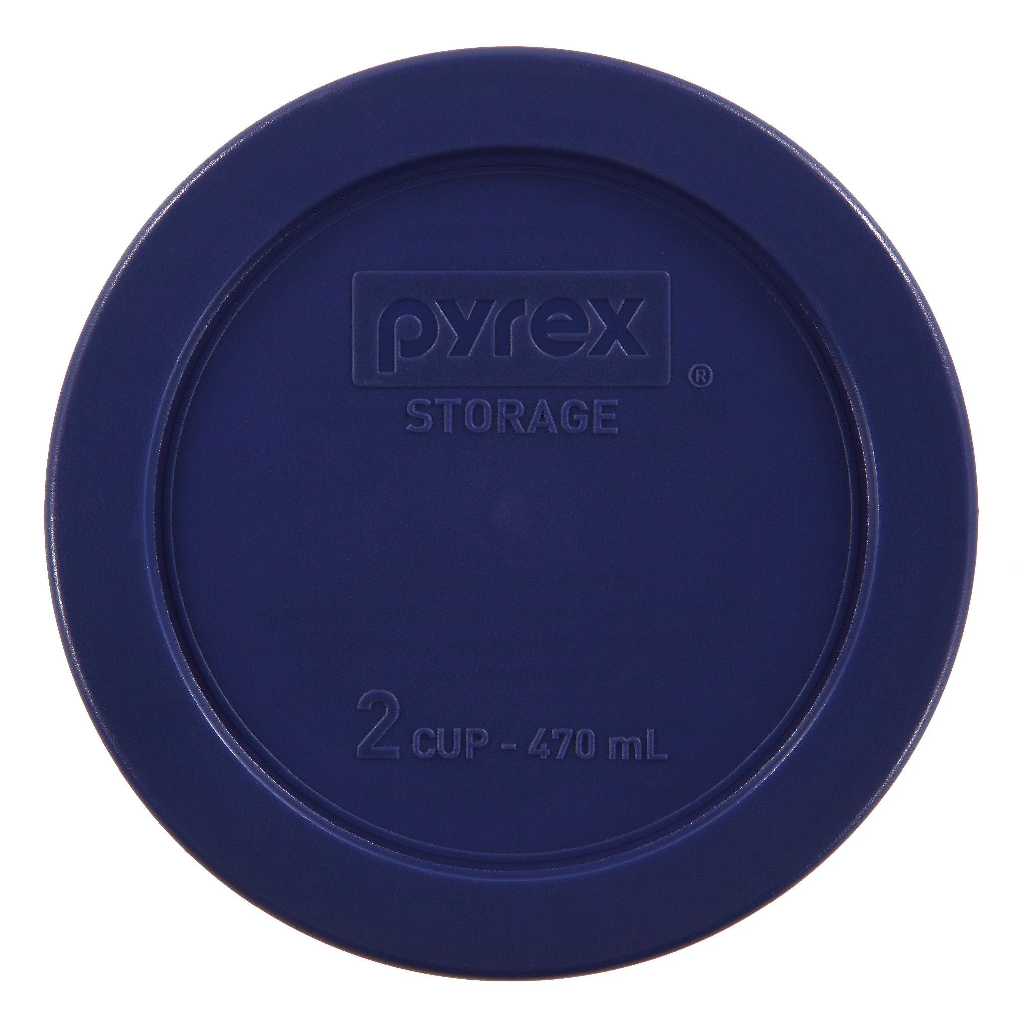 Pyrex® Blue Lid for 2-cup Glass Food Storage Container