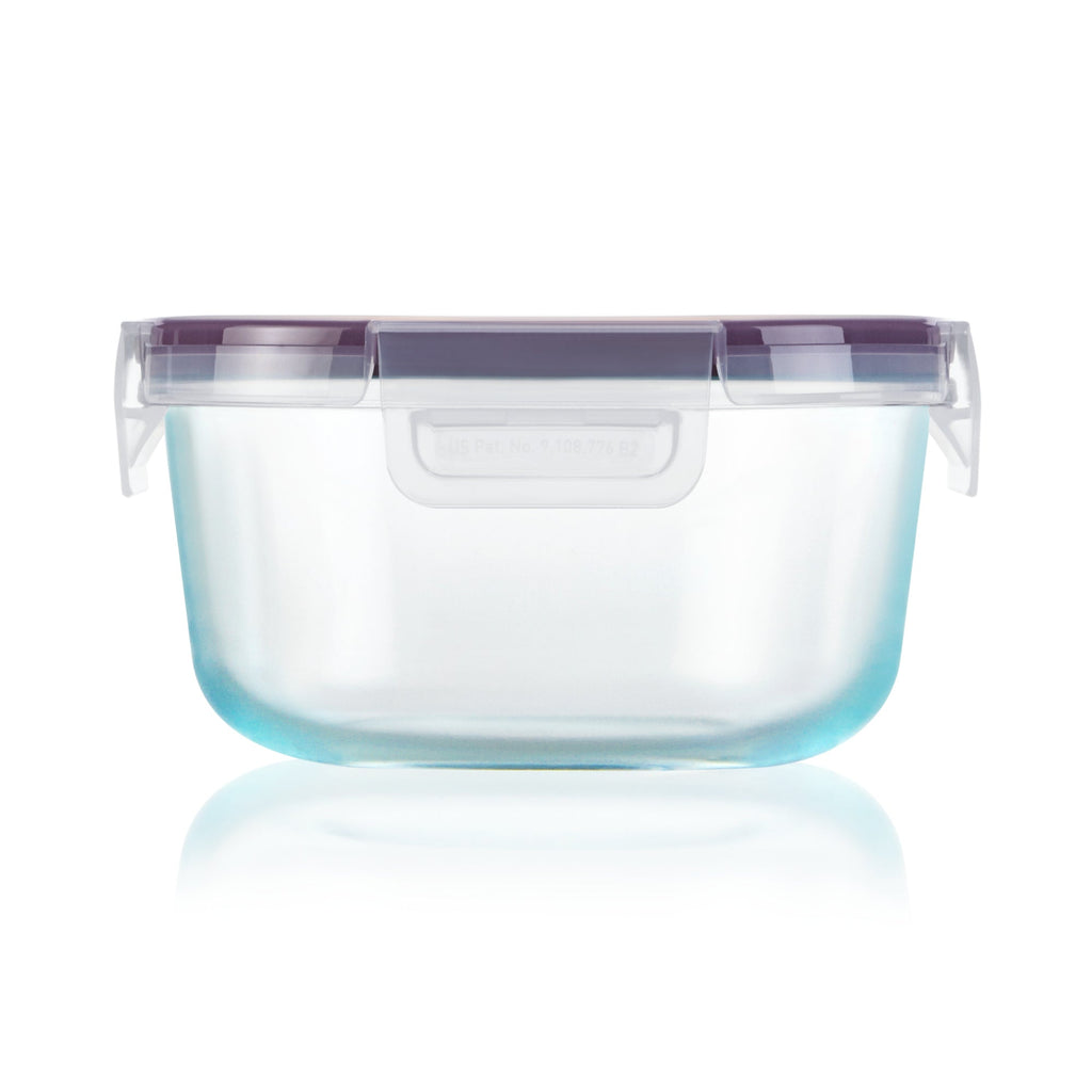 Snapware® Total Solution® Pyrex® Glass 4-cup Round Food Storage with Plastic Lid